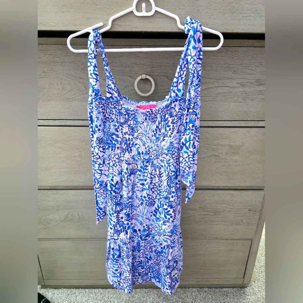 EUC Lilly Pulitzer Tie Strap Dress